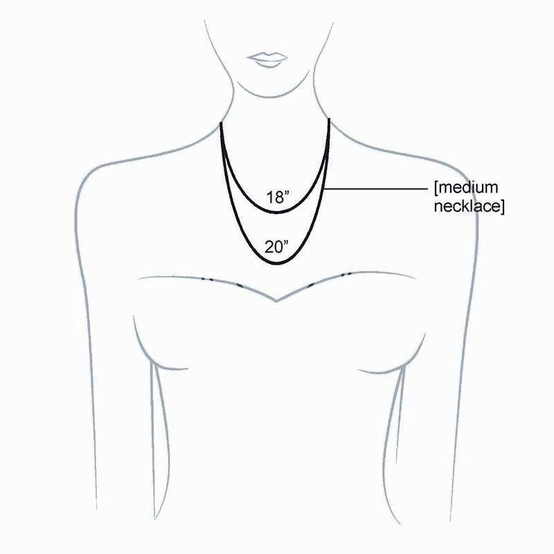 Multishapes Dangling Neckalce Set