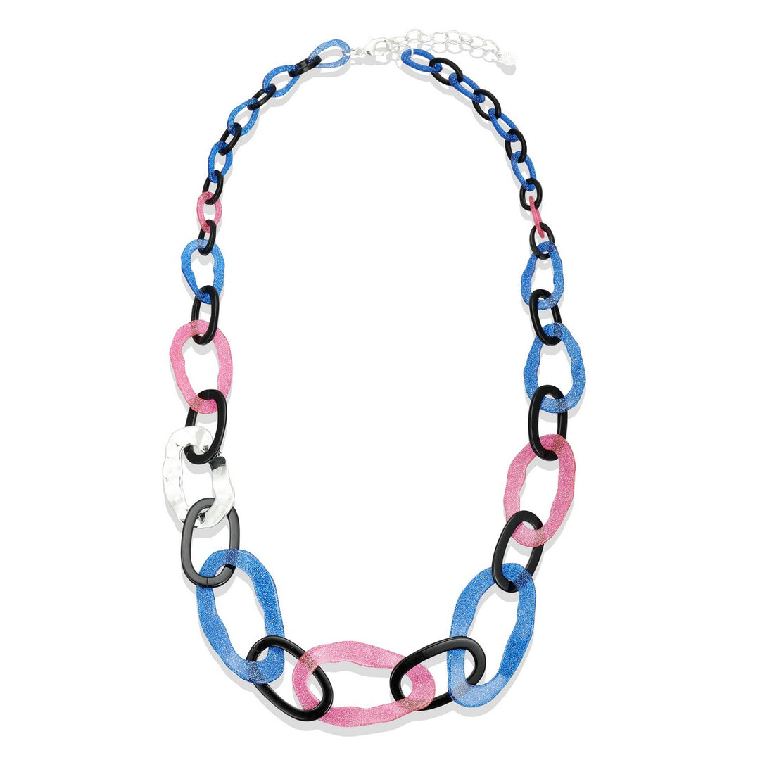 Irregular Hallow Ovals Necklace