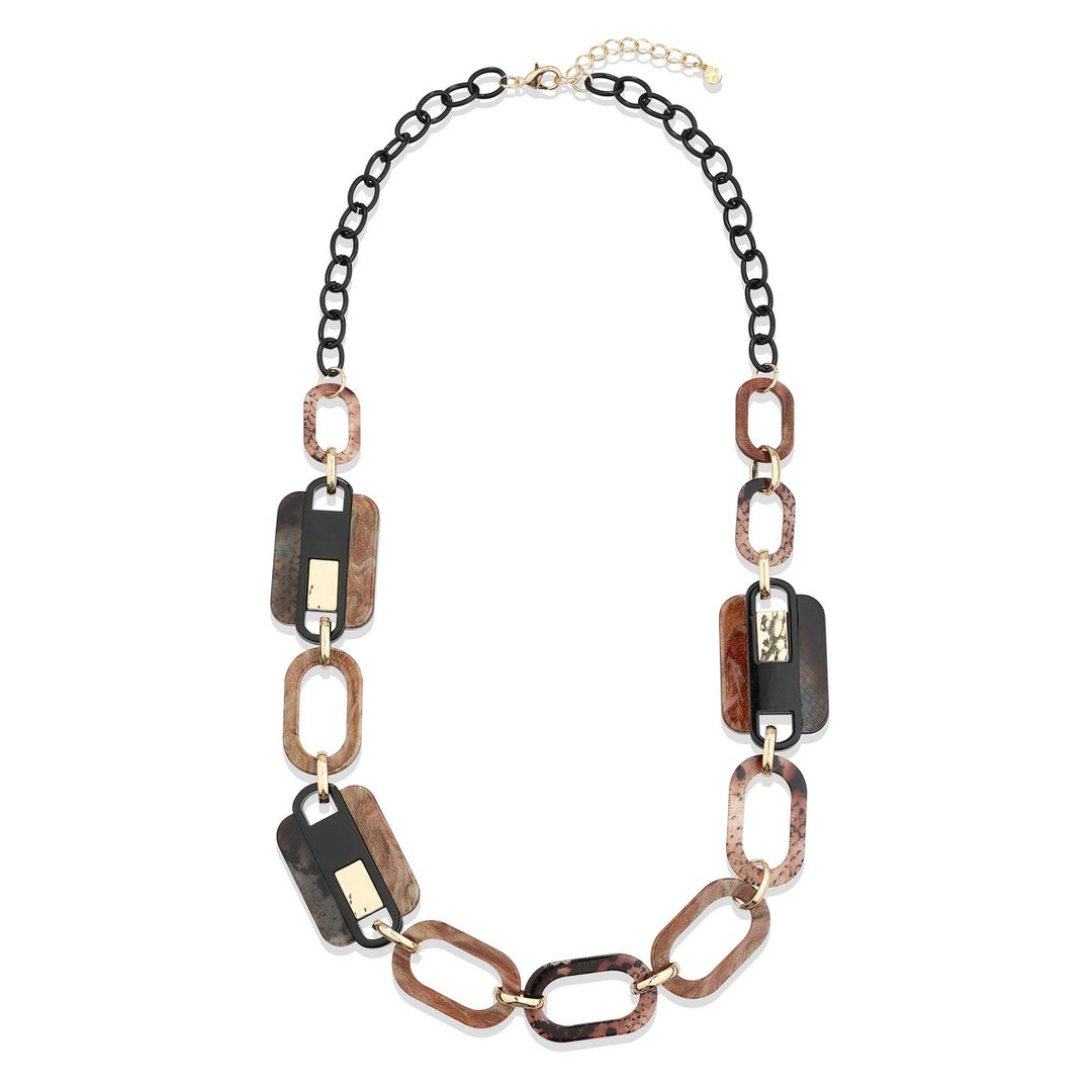 Rectangles In A Chain Necklace