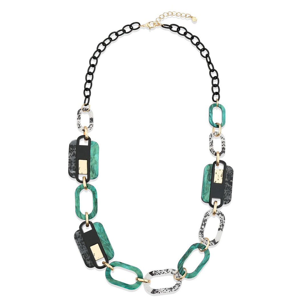 Rectangles In A Chain Necklace