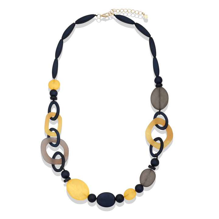 Circles With Beads Necklace