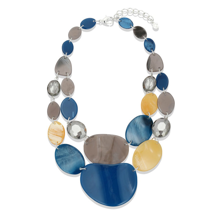 Multishapes Stone Effect Necklace