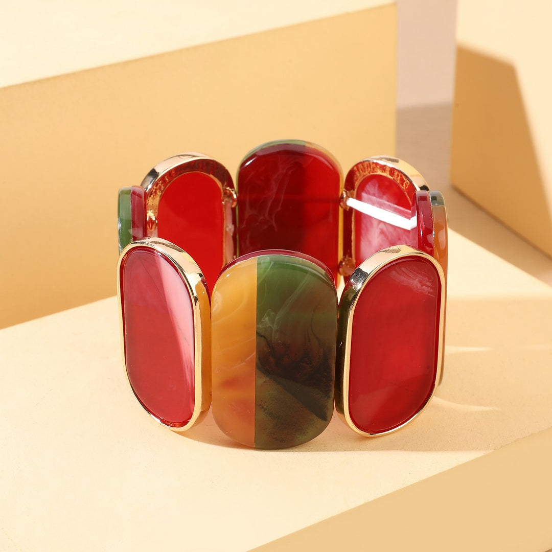 Colourful Oval Bracelet