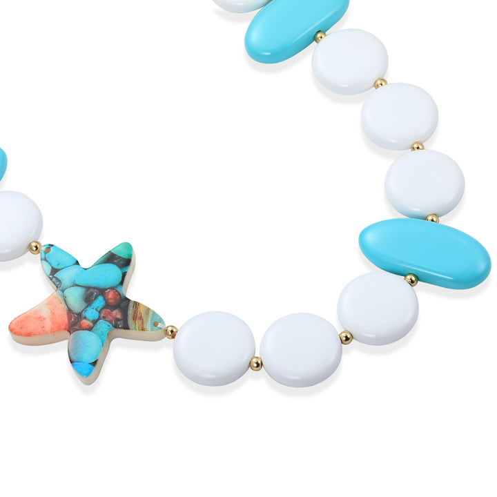 Star Fish With Different Shape Necklace