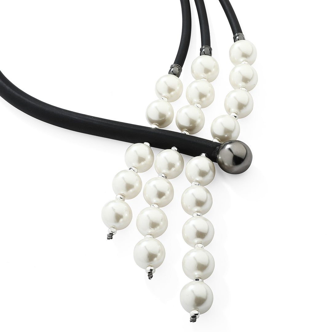 Pearls In A Strung Necklace