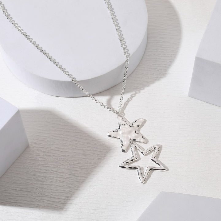 Two Stars Necklace