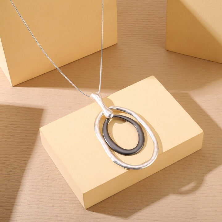 Two Irregular Shape Necklace