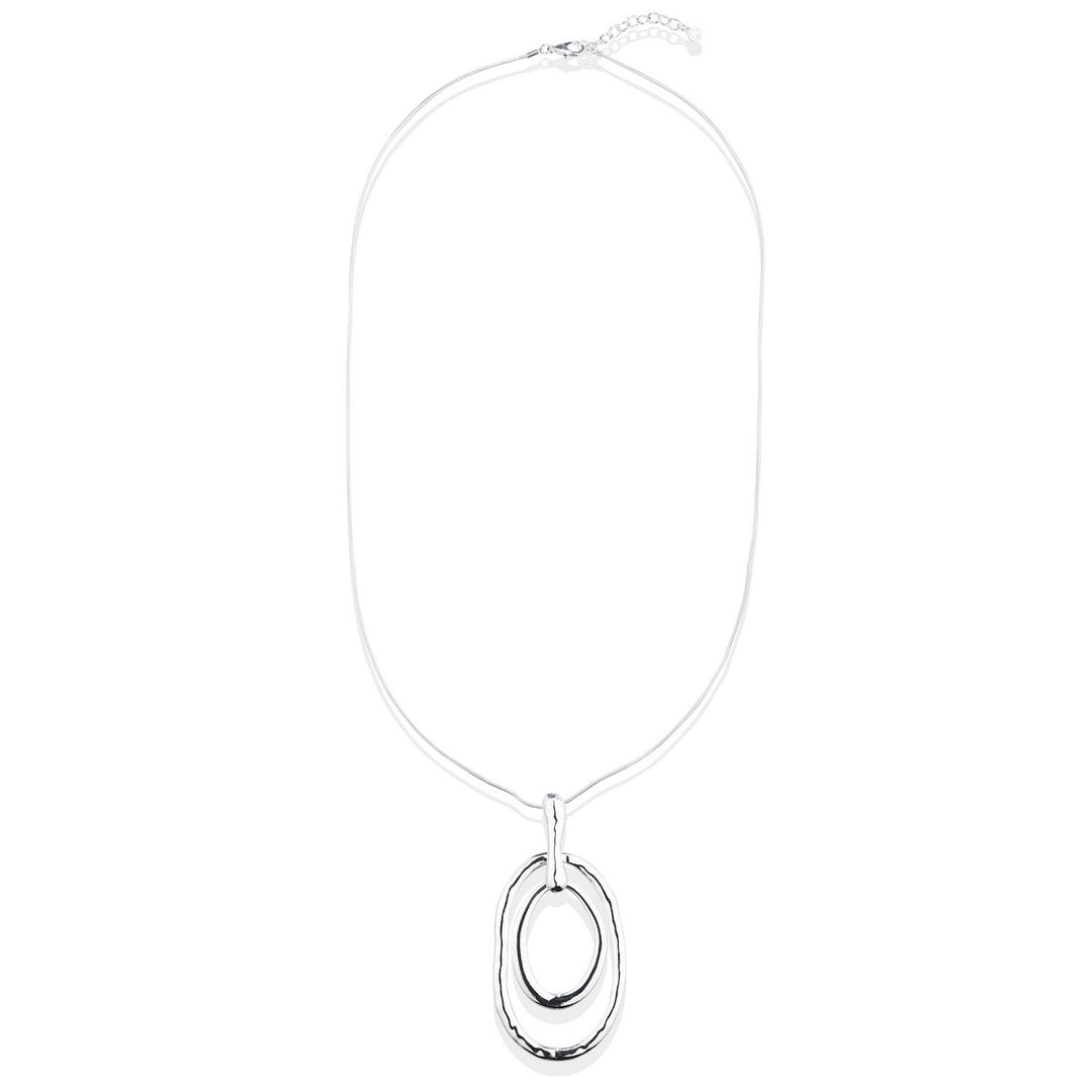 Two Irregular Shape Necklace