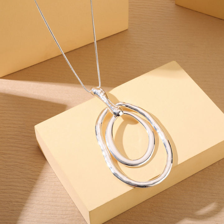 Two Irregular Shape Necklace