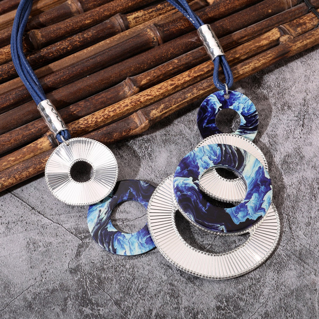 Metal Disks Necklace