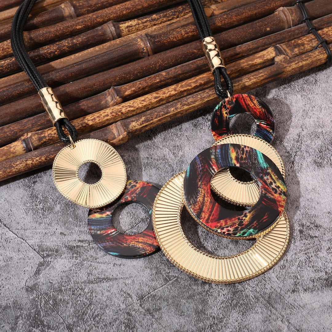 Metal Disks Necklace