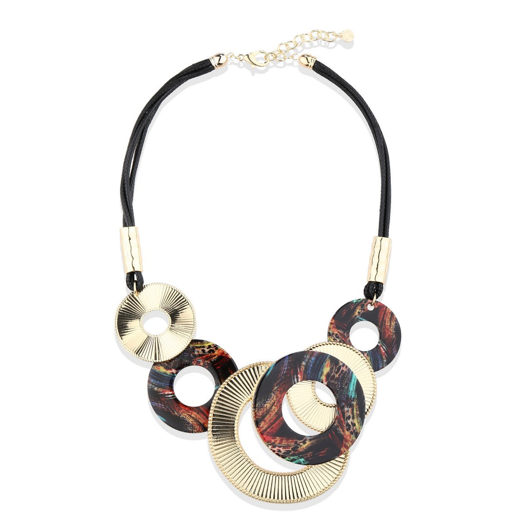 Metal Disks Necklace