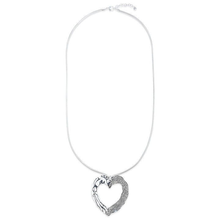 Big Heart Pendant Necklace