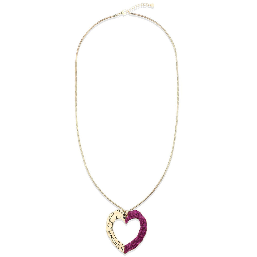 Big Heart Pendant Necklace