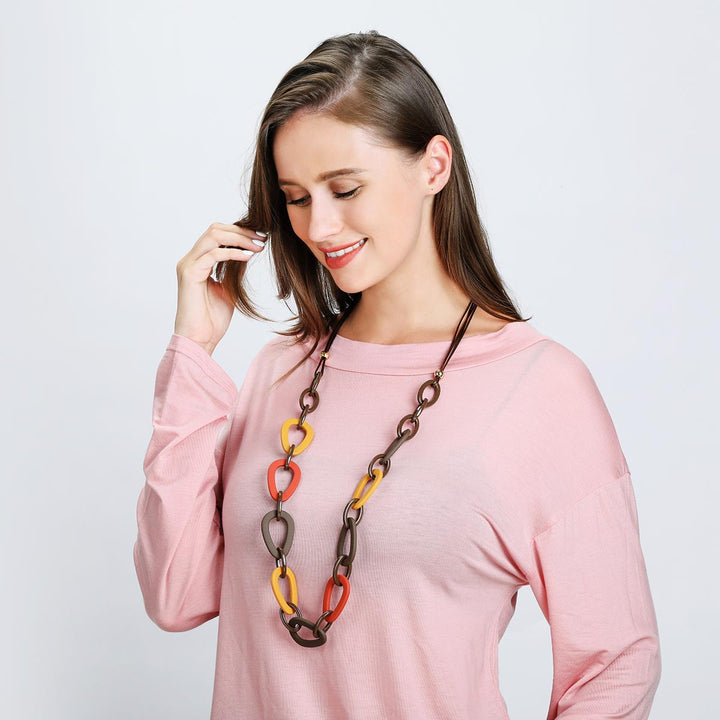 Ovals In A Row Necklace