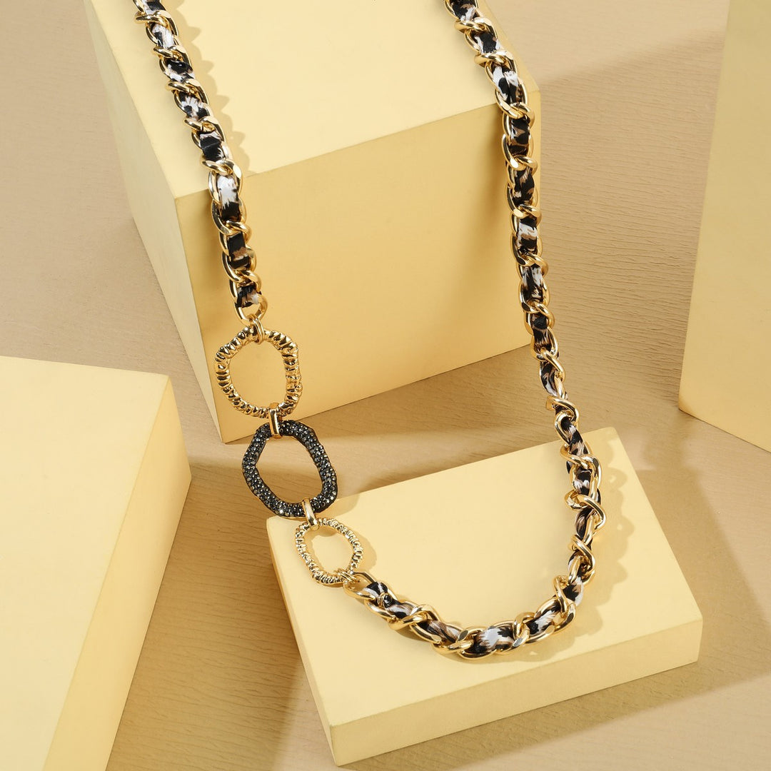 Thick Chain With Circles Necklace