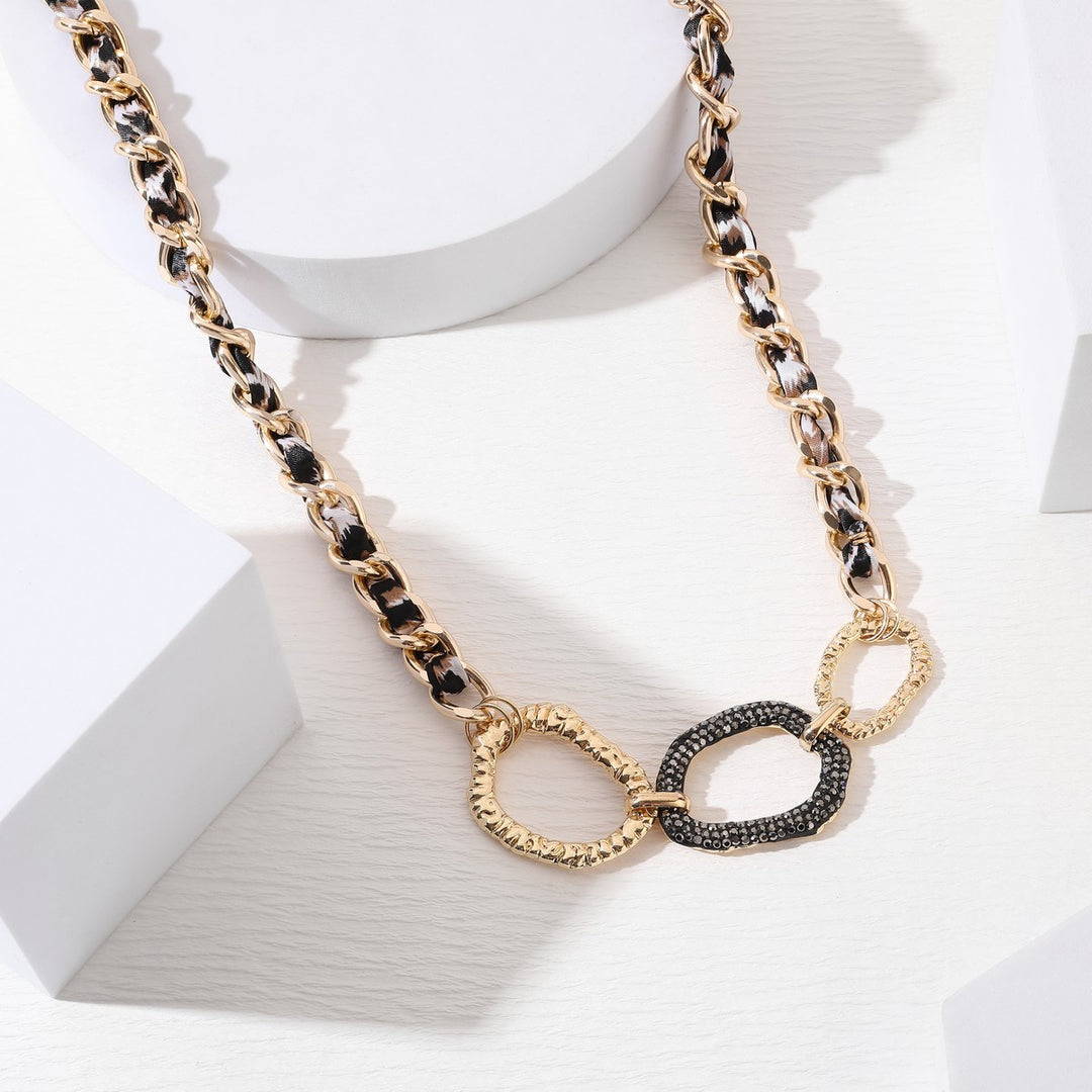 Thick Chain With Circles Necklace