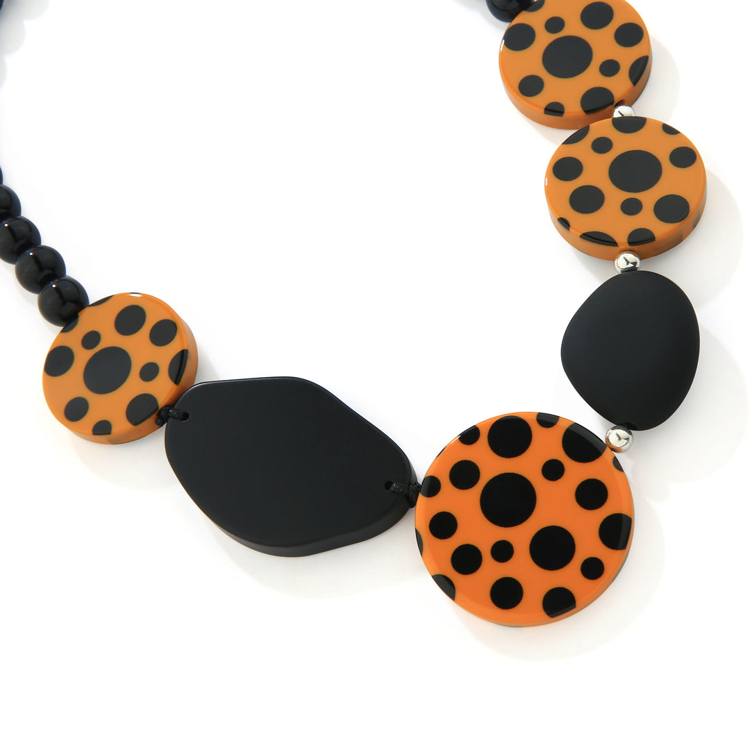 Circles And Oval Necklace