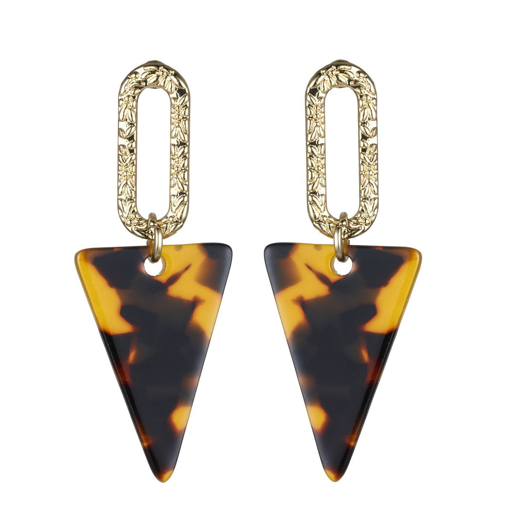 Dangling Triangle Earrings