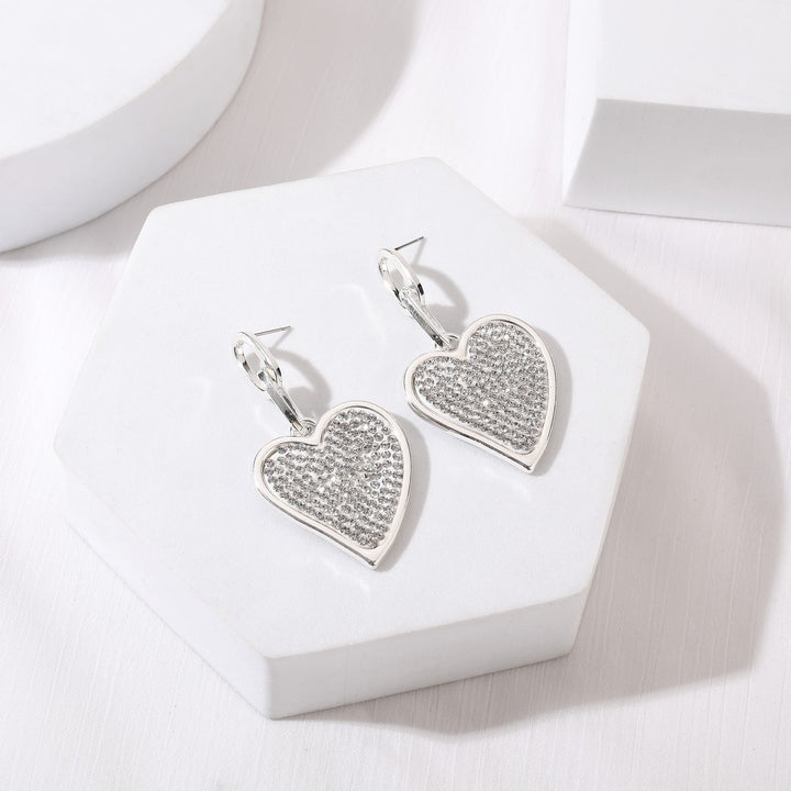 Dangling Heart Earrings