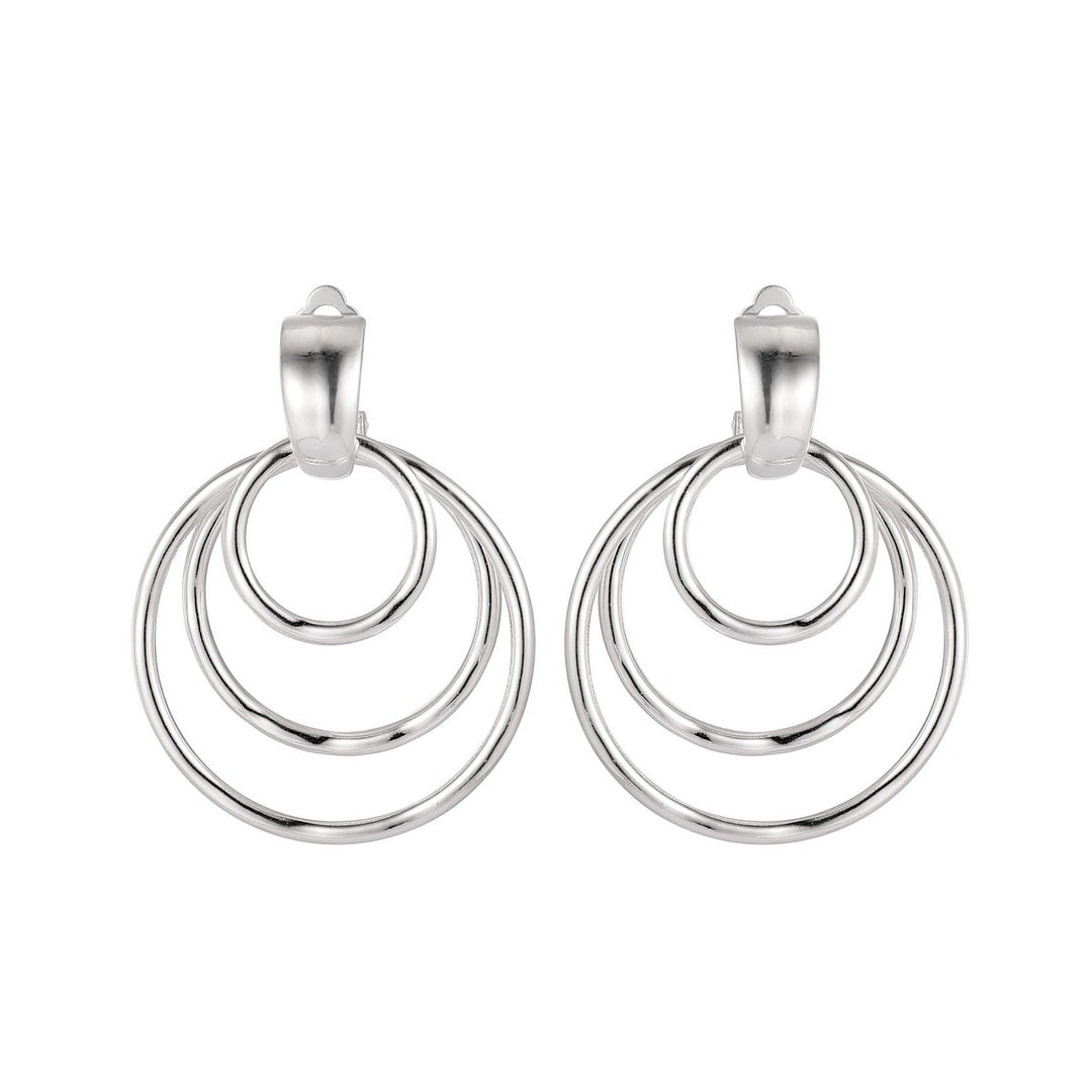 Three Thin Circles Earrings