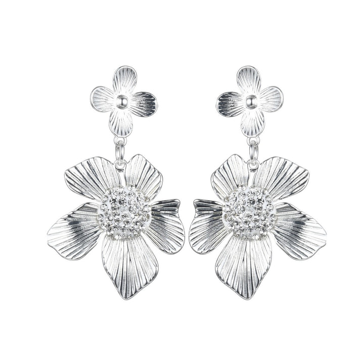 Dangling Flower Earrings