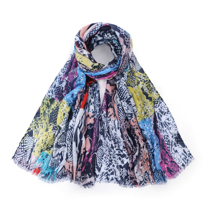 Multi Patterned Cotton Scarf