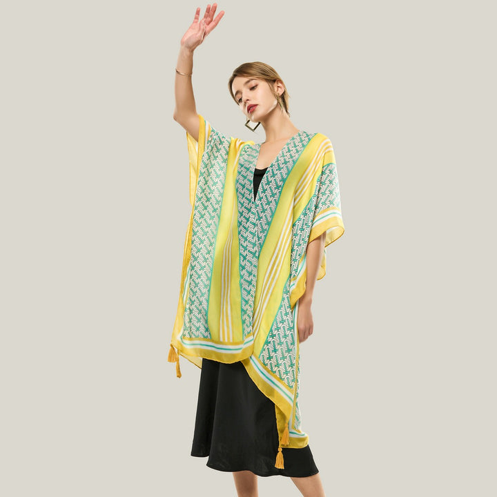 Circle Mesh Summer Kimono