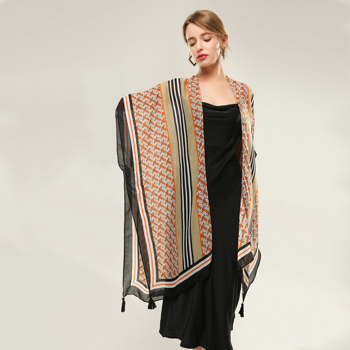 Circle Mesh Summer Kimono