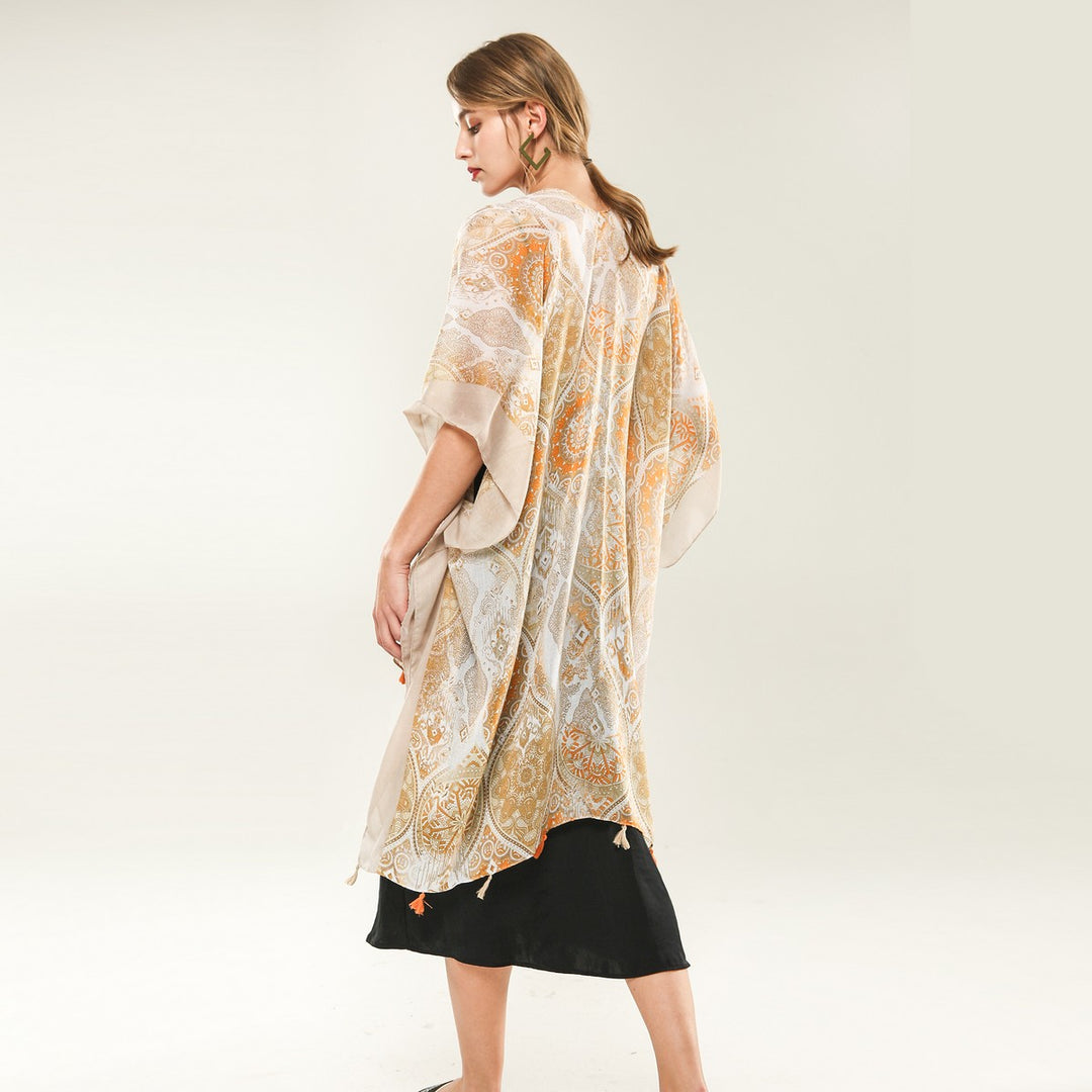 Ajrak Design Summer Kimono