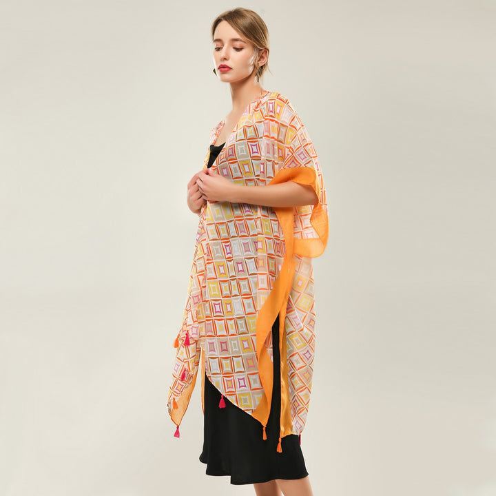 Simple Pattern Summer Kimono