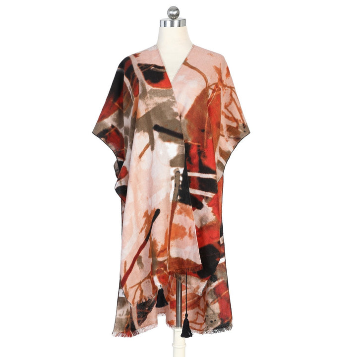 Abstract Paint Print Kimono