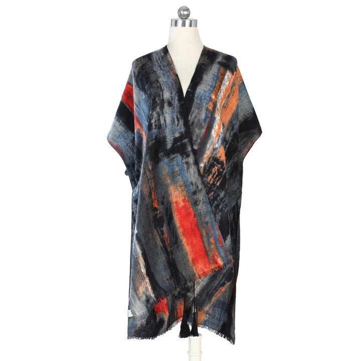 Mix Colour Water Paint Kimono