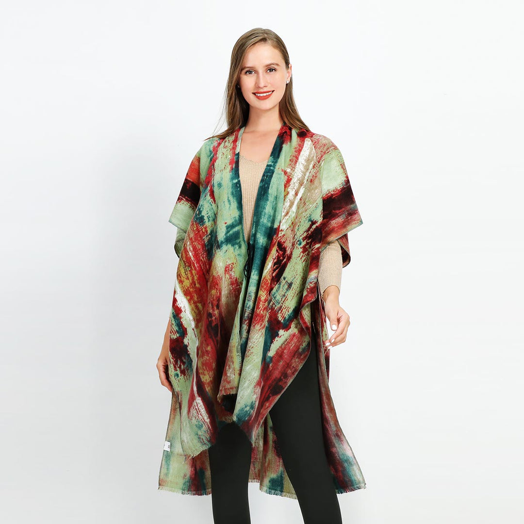 Mix Colour Water Paint Kimono