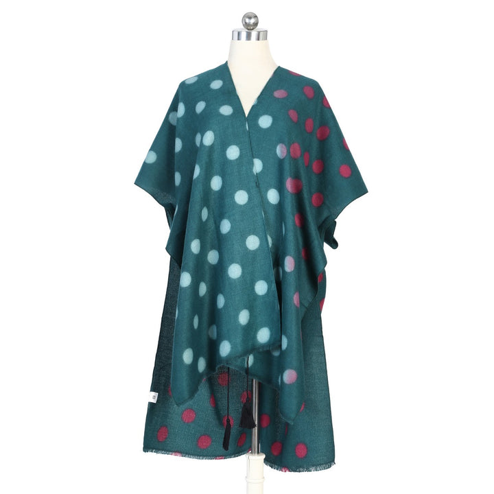 Polka Dot Print Kimono