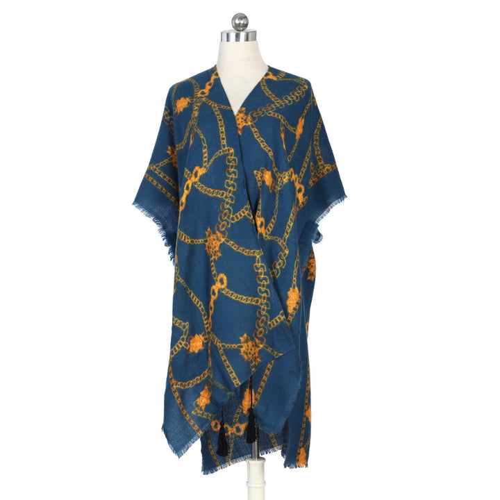 Stems Print Kimono