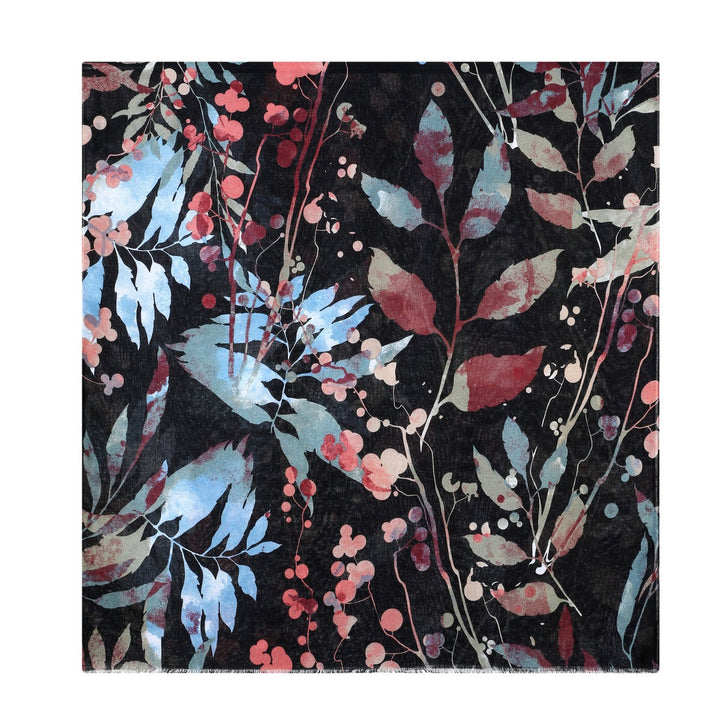 Leaves And Braches Print Scarf