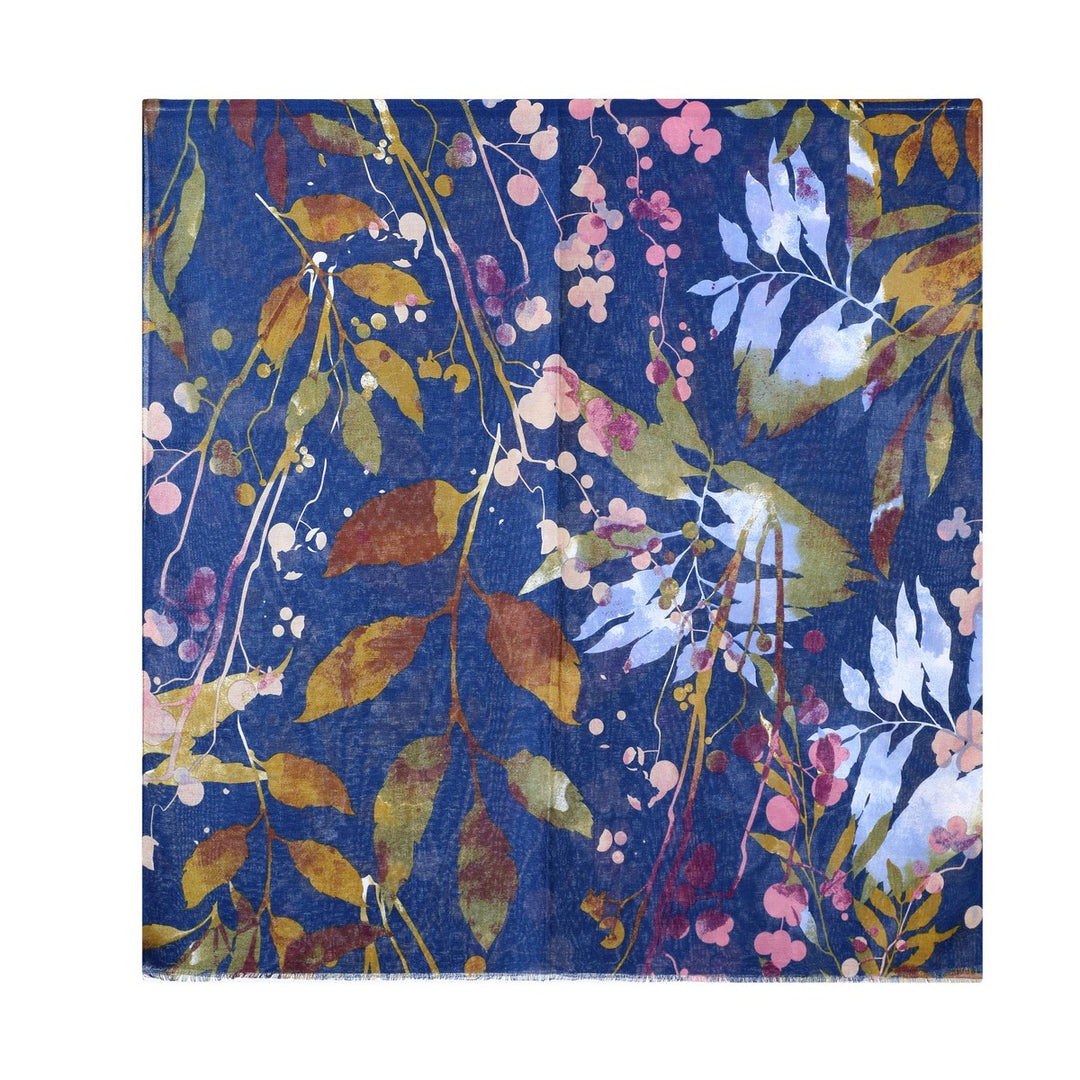 Leaves And Braches Print Scarf