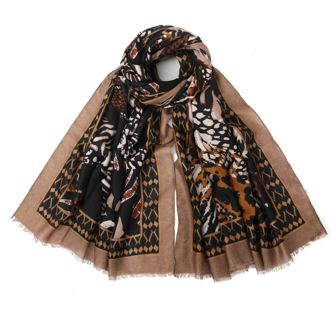 Zebra Print Scarf