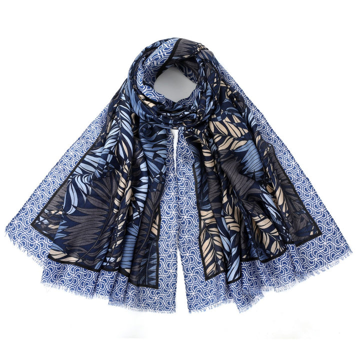 Leaves With Stems Pattern Scarf