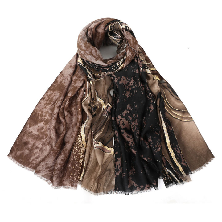 Natural Print Scarf