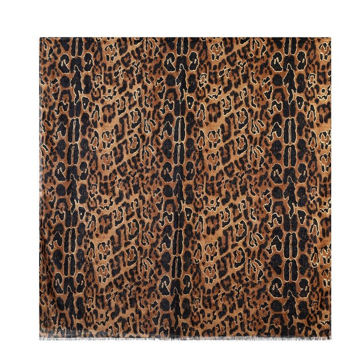 Tiger Print Effect Scarf