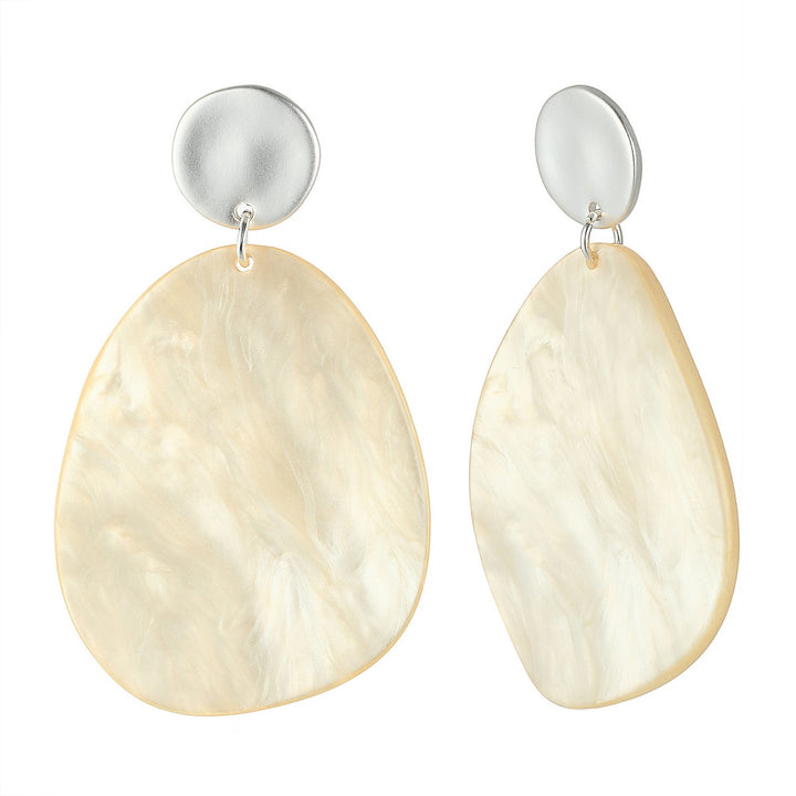 Irregular Shape Dangling Earrings