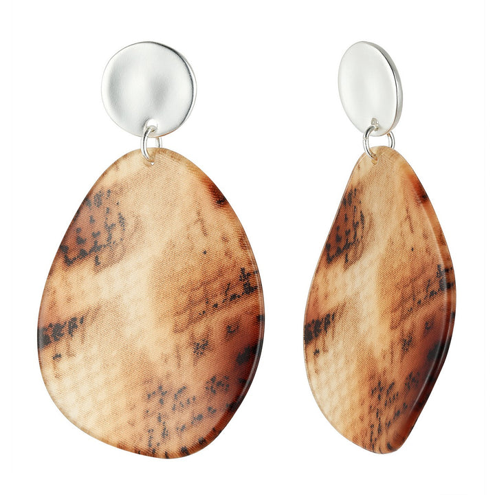 Irregular Shape Dangling Earrings