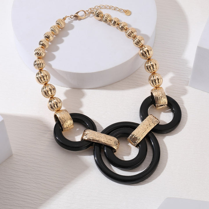 Strong Chain Circles Necklace