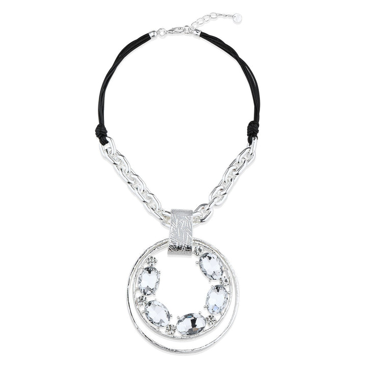 Clear Gems Pendant Necklace