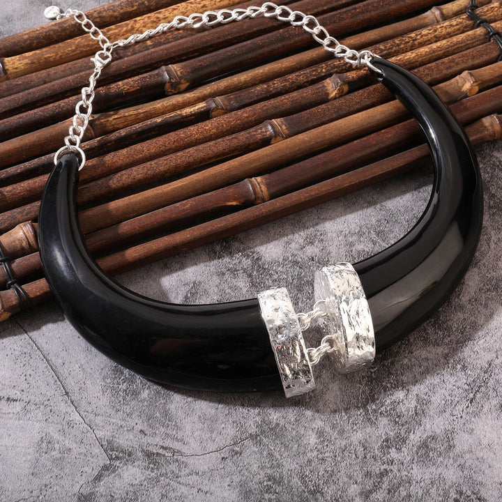 Black Shapes Necklace