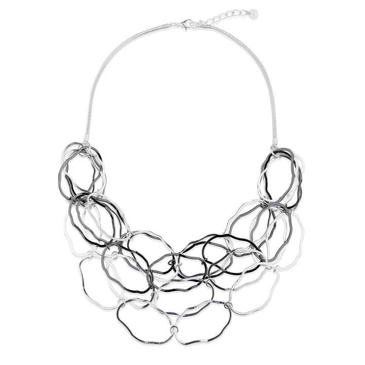 Hallow Ovals Chain Necklace