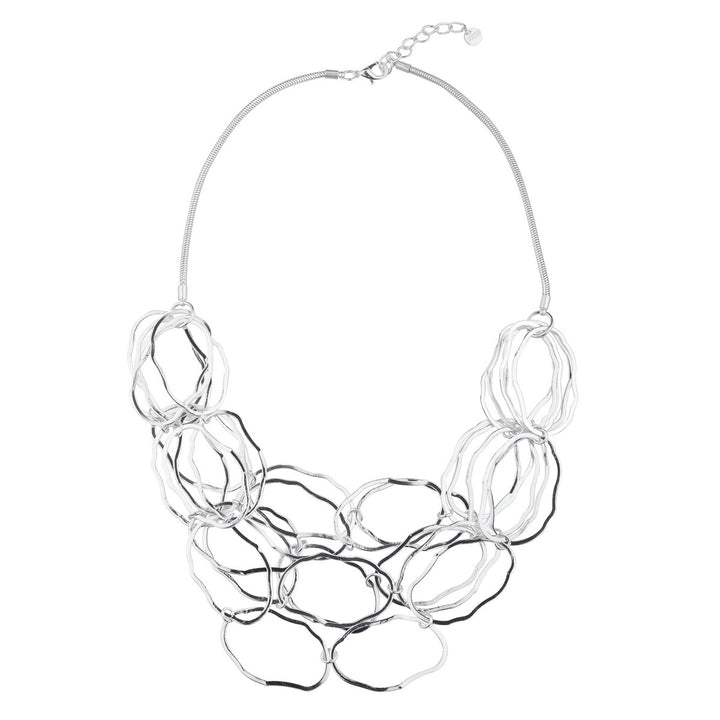 Hallow Ovals Chain Necklace