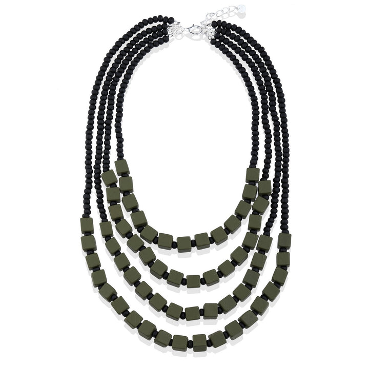 Beads In A Row Necklace